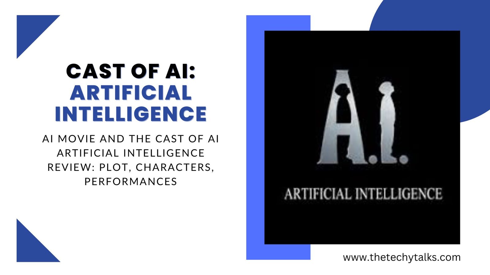 cast of AI artificial intelligence