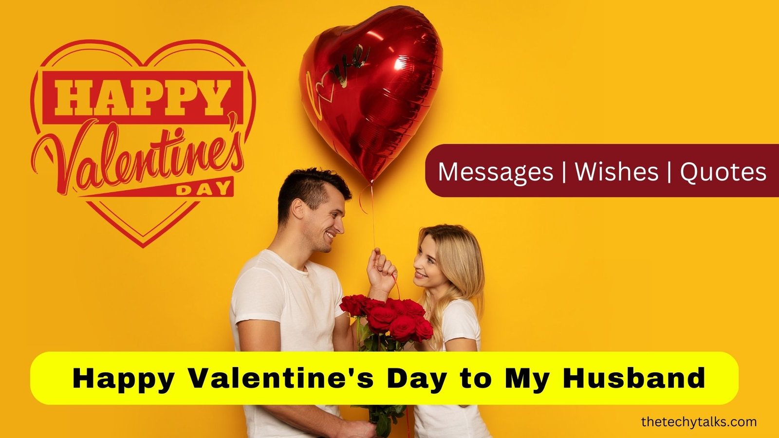 Happy Valentine's Day to my husband