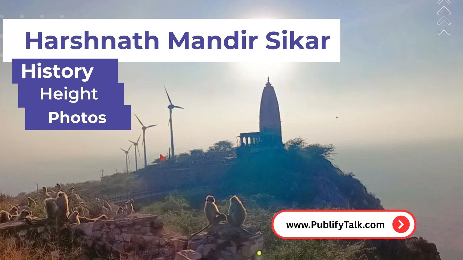Harshnath Mandir Sikar History, Photos, Harsh Parvat Height