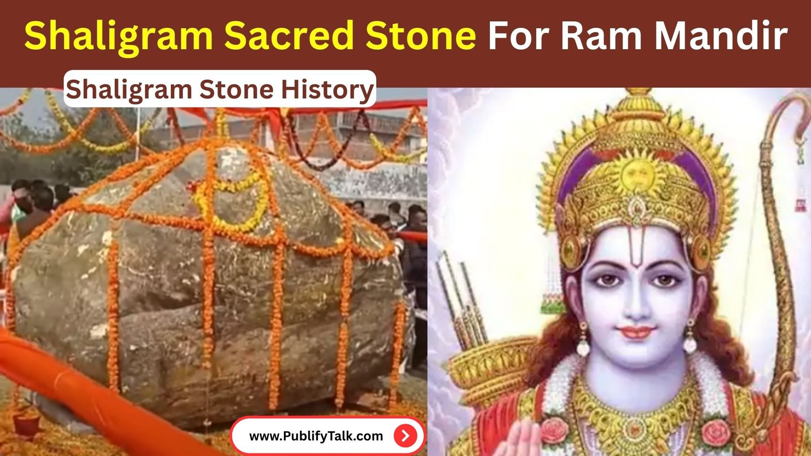 Shaligram Stone For Ram Mandir