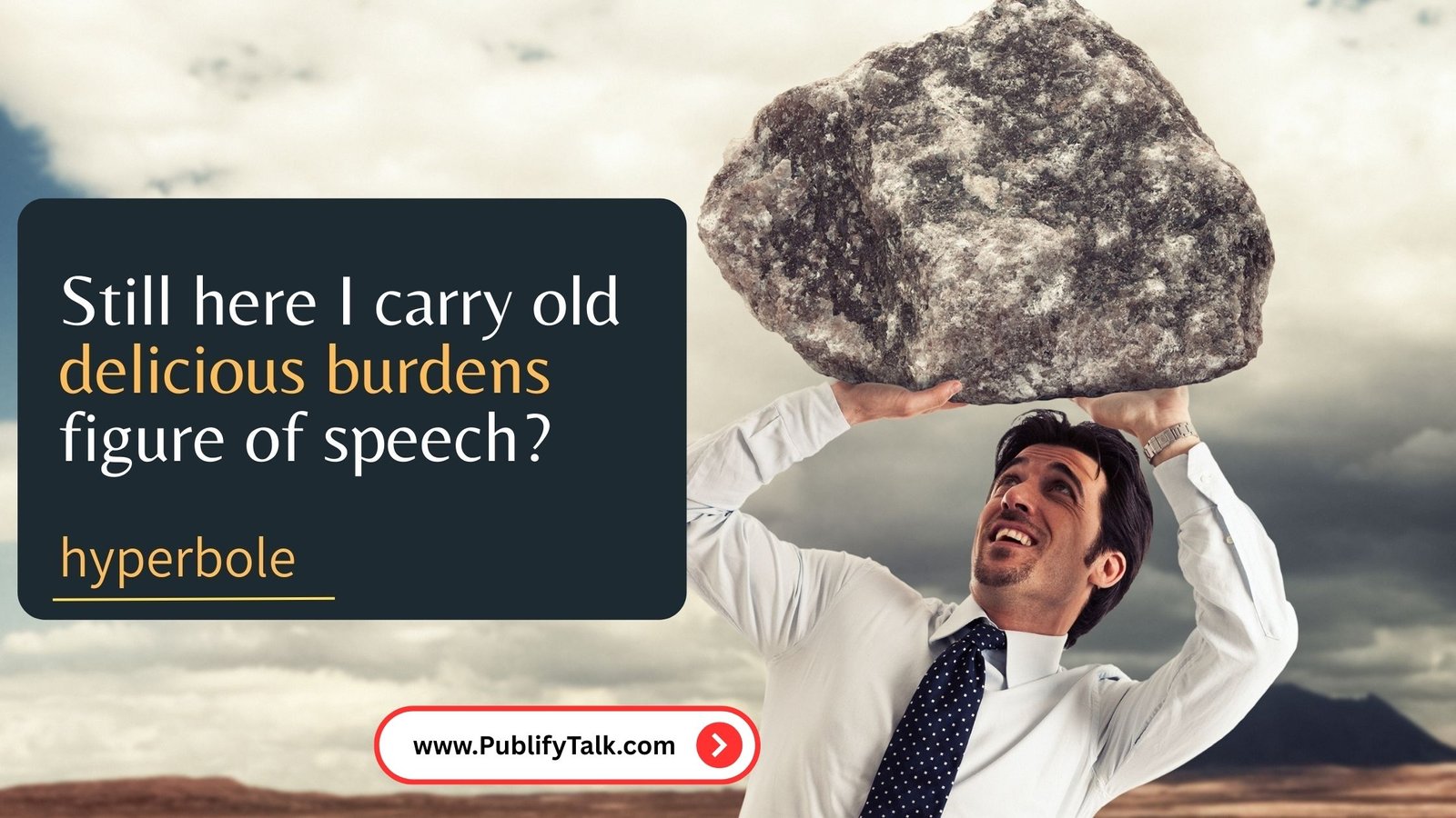 Still here I carry old delicious burdens figure of speech?