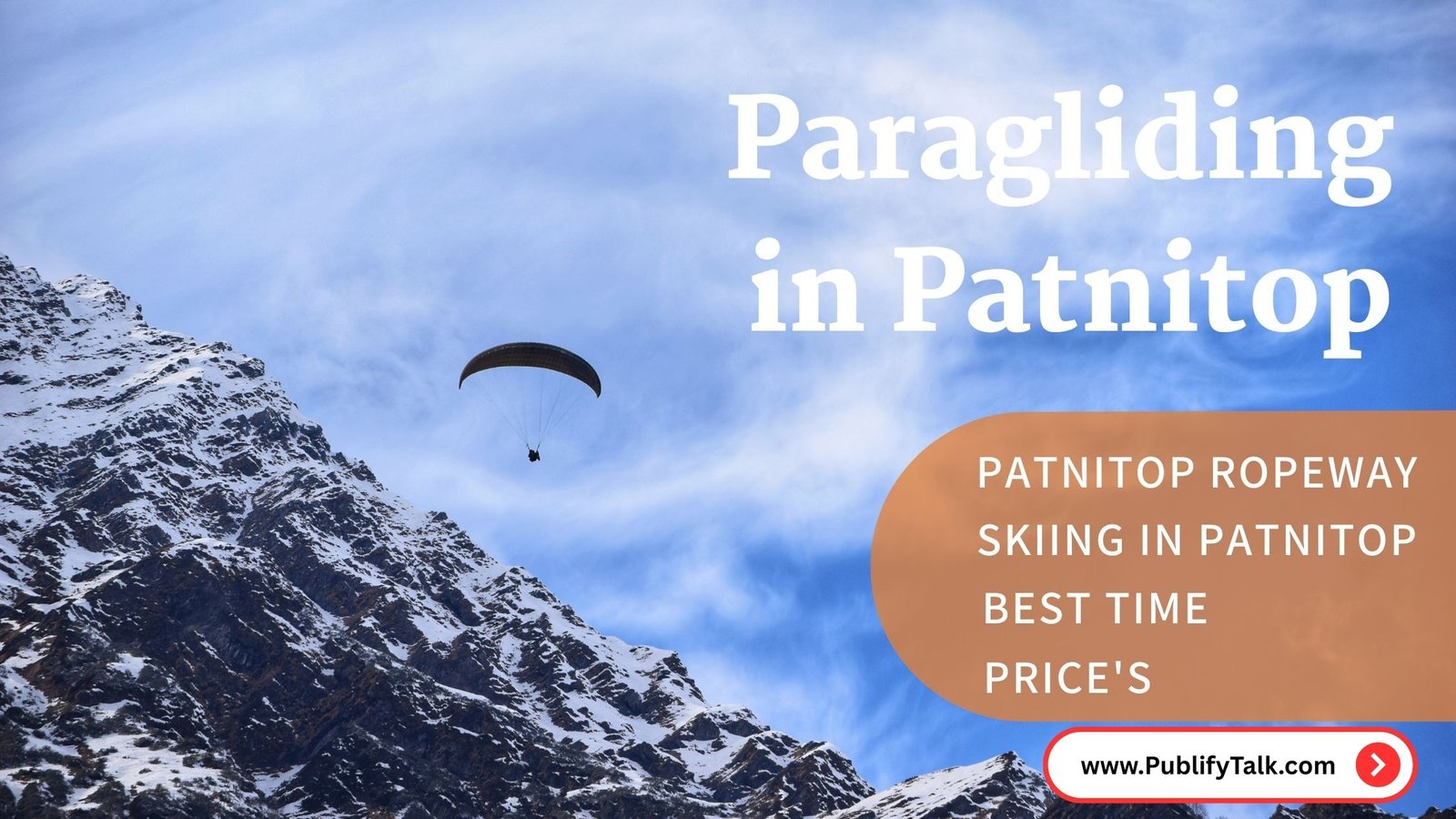 Paragliding in Patnitop: An Adventure Hill Station